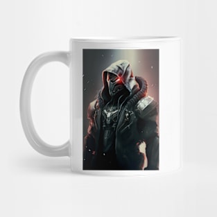 Cyborg In A Hood Mug